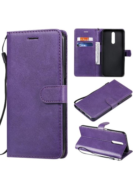 Kart Yuvası ile Oppo F11 Için Flip Case Iş Cüzdan Telefon Kılıfı Klasik (Yurt Dışından)