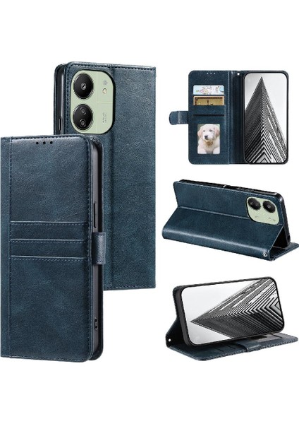 Xiaomi Redmi Için Flip Case Redmi 4g/5g Kickstand Cüzdan Pu Deri 6 Kart (Yurt Dışından)