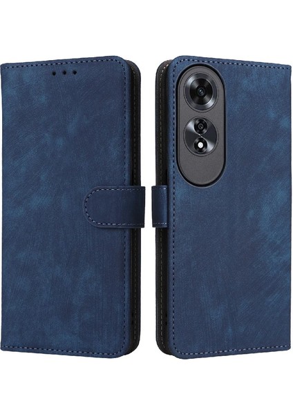 Oppo A60 4g Rfid Engelleme Pu Deri Kart Yuvaları Için Kılıf Kapak Manyetik (Yurt Dışından)