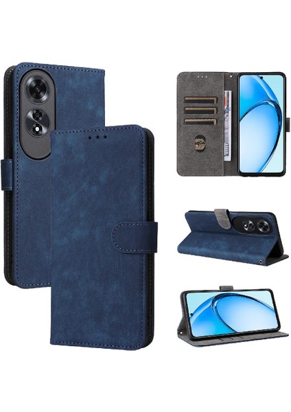 Oppo A60 4g Rfid Engelleme Pu Deri Kart Yuvaları Için Kılıf Kapak Manyetik (Yurt Dışından)