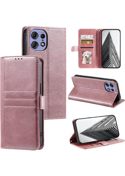 Motorola Moto Kenar 50 Pro 6 Kart Yuvaları Kickstand Pu Deri Için Flip Case (Yurt Dışından)
