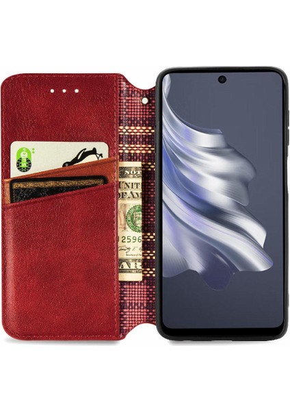 Tecno Spark 20 Pro Moda Tasarımı Zarif Iş Cüzdan Flip Için Kılıf (Yurt Dışından)