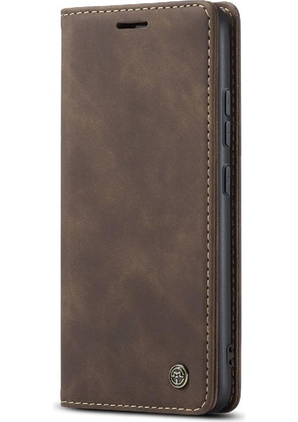 Samsung Galaxy A34 5g Için Flip Case Vintage Pu Deri Cüzdan Kılıf Kartı (Yurt Dışından)