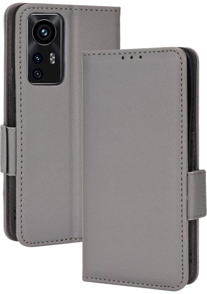 Xiaomi 12 Lite Için Kılıf Yan Toka Cüzdan Manyetik Pu Deri Kart Yuvaları (Yurt Dışından)