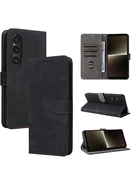 Sony Xperia 1 Vi Kart Yuvaları Için Kılıf Kapak Manyetik Kapatma Rfid Engelleme (Yurt Dışından)
