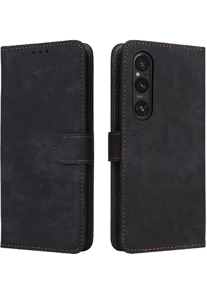 Sony Xperia 1 Vi Kart Yuvaları Için Kılıf Kapak Manyetik Kapatma Rfid Engelleme (Yurt Dışından)