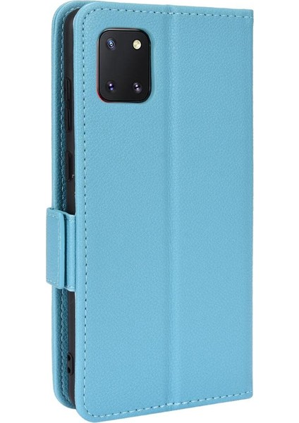 Samsung Galaxy Not 10 Lite Için Kılıf Kart Yuvaları Tutucu Cüzdan Yan Toka (Yurt Dışından)