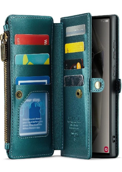 Samsung Galaxy A32 5g Fermuar Faturaları Yuvası Rfid Engelleme Için Crossbody Durumda (Yurt Dışından)