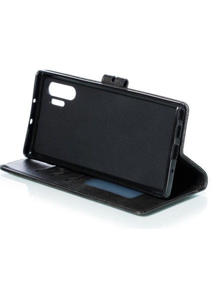Samsung Galaxy NOTE10 Pius Kickstand Kart Tutucu Manyetik Için Cüzdan Kılıf (Yurt Dışından)