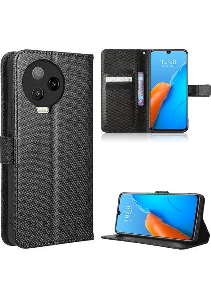 Infinix Not 12 Pro 4g Kickstand Kart Tutucu Kapak Manyetik Cüzdan Için Kılıf (Yurt Dışından)