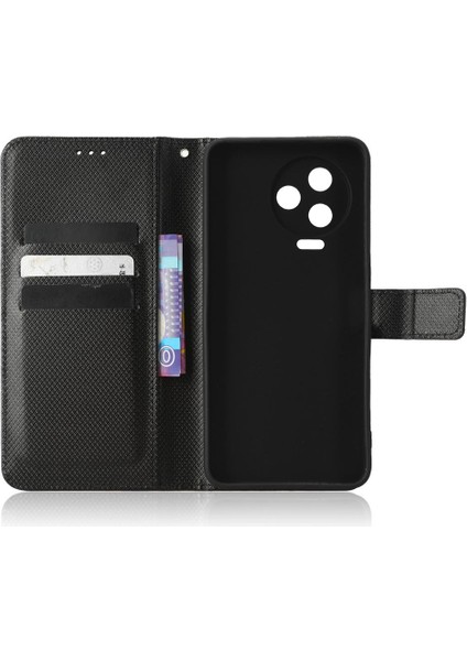 Infinix Not 12 Pro 4g Kickstand Kart Tutucu Kapak Manyetik Cüzdan Için Kılıf (Yurt Dışından)