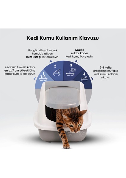 Aktif Karbon Kedi Kumu 10 Lt