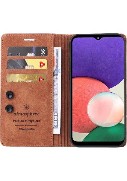 Samsung Galaxy A22 5g Deri Kılıf Için Flip Case Basit Iş Çevirme (Yurt Dışından) indirimleri