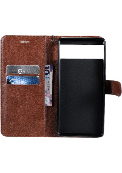 Kart Yuvası Iş Cüzdan Telefon Kılıfı ile Google Piksel 6 Için Flip Case (Yurt Dışından) fırsatları