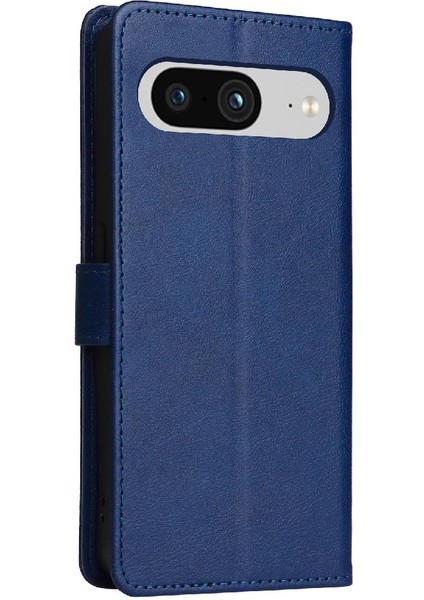 Kart Yuvası Yüksek Telefon ile Google Piksel 8 Klasik Düz Renk Için Flip Case (Yurt Dışından) fırsatları