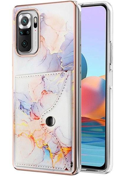 Xiaomi Redmi Not 10 Pro/pro Max Kart Yuvaları Mermer Ince Cüzdan (Yurt Dışından)