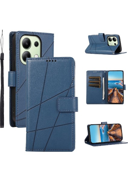 Xiaomi Redmi Not 13 Için Flip Case 4g Şok Emici Darbeye Üç (Yurt Dışından)