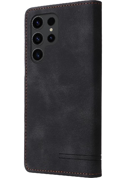 Samsung Galaxy S23 Için Flip Case Ultra Kapak Kapak Cüzdan Deri Kılıf (Yurt Dışından) modelleri