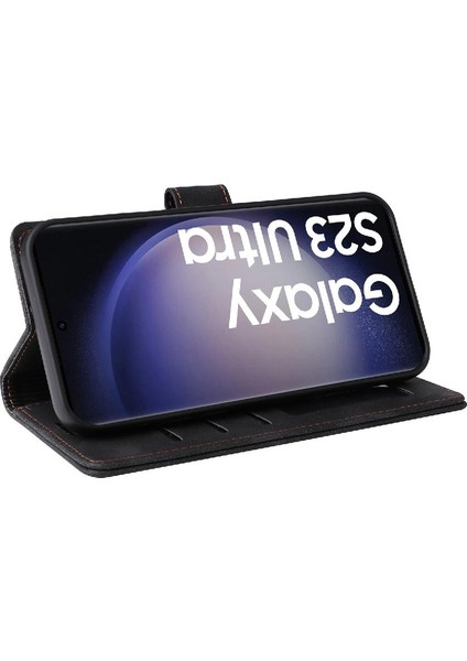 Samsung Galaxy S23 Için Flip Case Ultra Kapak Kapak Cüzdan Deri Kılıf (Yurt Dışından) fırsatları