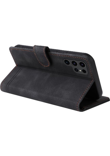 Samsung Galaxy S23 Için Flip Case Ultra Kapak Kapak Cüzdan Deri Kılıf (Yurt Dışından) indirimleri