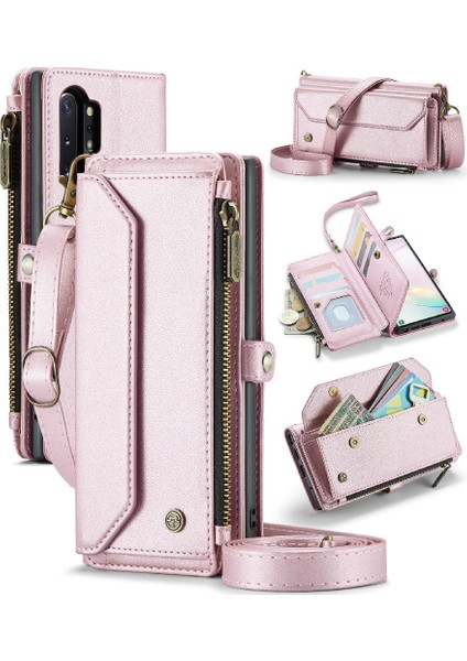 Samsung Galaxy NOTE10 Artı Rfid Engelleme Durumda Cüzdan Için Crossbody Durumda (Yurt Dışından) modelleri
