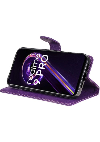 Realme 9 Pro Klasik Düz Renk Için Flip Case ile Yüksek Kaliteli Deri (Yurt Dışından) fırsatları