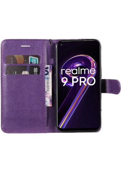 Realme 9 Pro Klasik Düz Renk Için Flip Case ile Yüksek Kaliteli Deri (Yurt Dışından) indirimleri