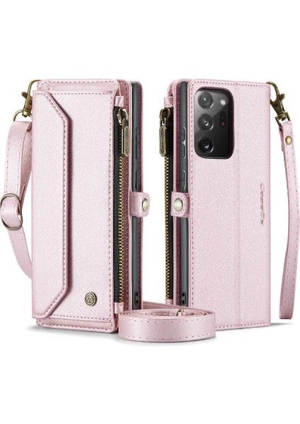 Kadın Faturaları Için Samsung Galaxy NOTE20 Ultra Cüzdan Kılıf Için Crossbody Durumda (Yurt Dışından)