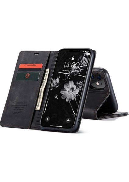 Iphone 11 Için Flip Case Folio Kitap Manyetik Kapatma Darbeye Vaka (Yurt Dışından)