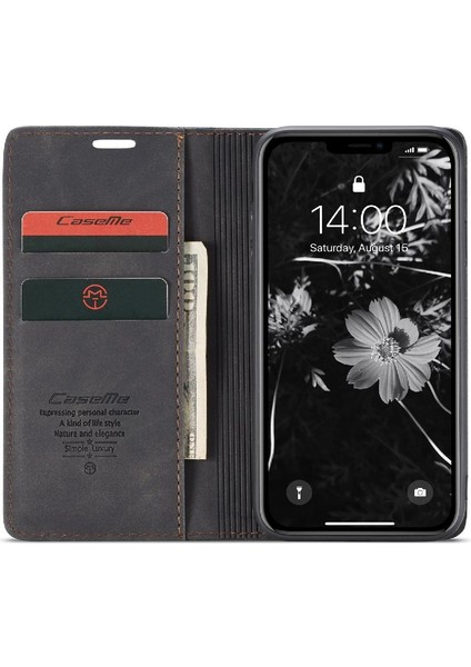 Iphone 11 Için Flip Case Folio Kitap Manyetik Kapatma Darbeye Vaka (Yurt Dışından)