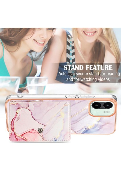 Xiaomi Redmi A1 Mermer Ince Cüzdan Yumuşak Tpu Tampon Kart Yuvaları (Yurt Dışından) fiyatları