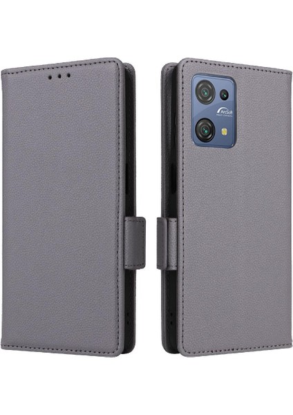 Blackview Oscal C30/C30 Pro Pu Deri Manyetik Yan Toka Kartı Için Kılıf (Yurt Dışından)