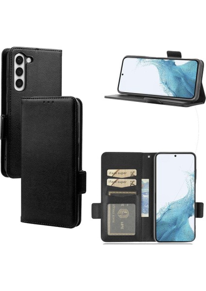 Samsung Galaxy S23 Pu Deri Kart Yuvaları Tutucu Cüzdan Yan (Yurt Dışından)