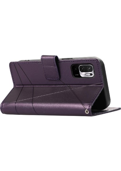 Xiaomi Redmi Not 10 Için Flip Case 5g Darbeye Kickstand Üç Kart (Yurt Dışından)