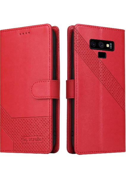 Samsung Galaxy Not 9 Için Flip Case Kickstand Premium Deri Üç Kart (Yurt Dışından)