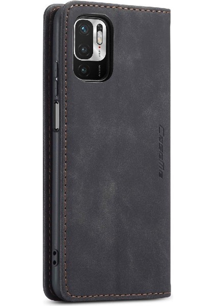 Xiaomi Poco M3 Pro 5g Için Flip Case Vintage Pu Deri Cüzdan Manyetik (Yurt Dışından)