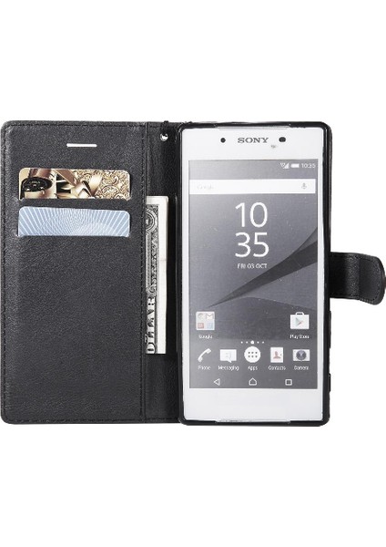 Sony Xperia Z5 Yüksek Kaliteli Deri Klasik Düz Renk ile Flip Case (Yurt Dışından) indirimleri
