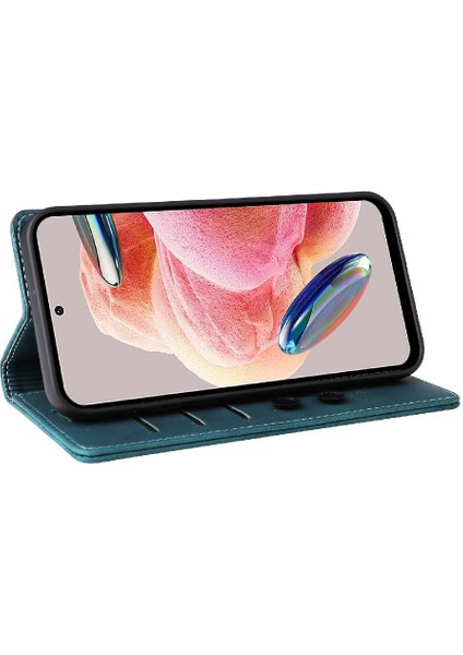 Xiaomi Redmi Not 12 Için Flip Case 4g Kapak Çevirin Darbeye Cüzdan Kılıf (Yurt Dışından)