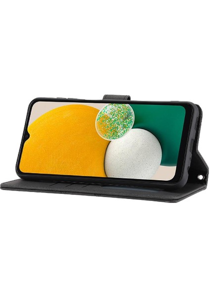 Samsung Galaxy M13 5g Darbeye Koruyucu Pu Deri Kılıf Için Flip Case (Yurt Dışından)