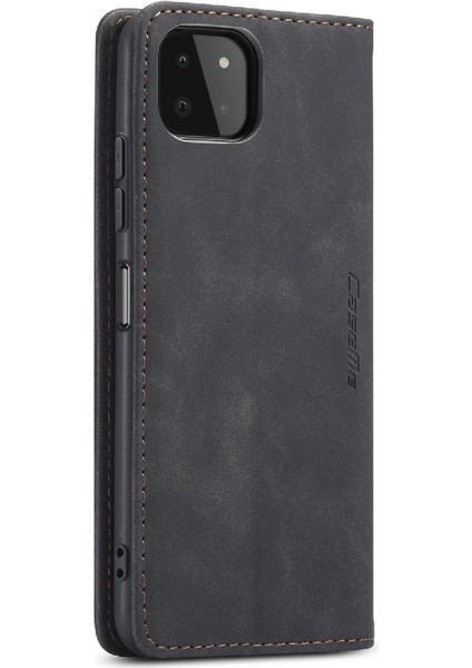 Samsung Galaxy A22 5g Için Flip Case Kart Yuvası Kickstand Manyetik Kapak (Yurt Dışından)