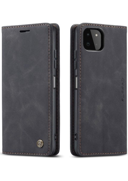 Samsung Galaxy A22 5g Için Flip Case Kart Yuvası Kickstand Manyetik Kapak (Yurt Dışından)