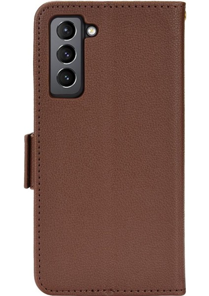 Samsung Galaxy S21 Artı Kart Yuvaları Tutucu Yan Toka Manyetik Pu (Yurt Dışından)