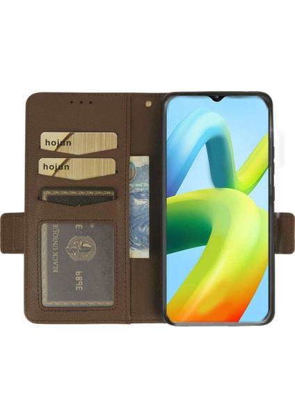 Xiaomi Redmi A1 Kart Yuvaları Tutucu Pu Deri Cüzdan Manyetik Yan (Yurt Dışından) modelleri