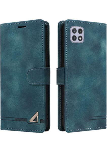 Samsung Galaxy A22 5g Için Flip Case Darbeye Basit Iş Cüzdan (Yurt Dışından)