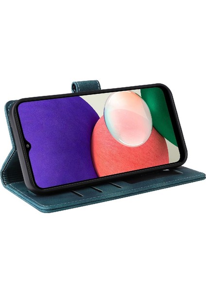 Samsung Galaxy A22 5g Için Flip Case Darbeye Basit Iş Cüzdan (Yurt Dışından) modelleri