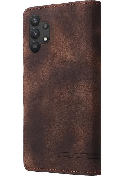 Samsung Galaxy A32 5g Darbeye Dayanıklı Kapak Kapak Basit Iş Için Flip Case (Yurt Dışından)