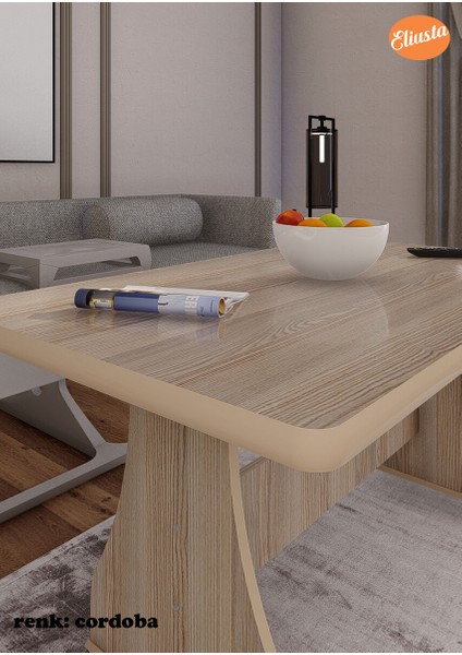 Tekerlekli Mdf Masa %100 Mdf Orta Sehpa Salon Sehpa fırsatları