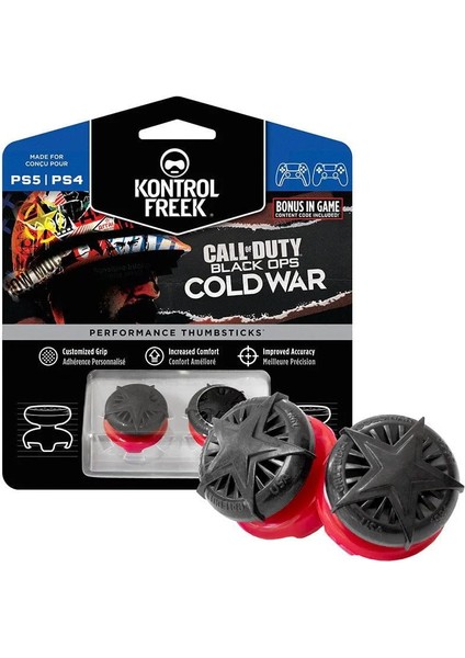 Kontrolfreek Call Of Duty Black Ops Cold War Ps5 Ps4 Uyumlu Analog Başlık Thumbsticks