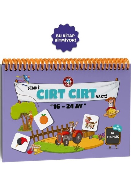 16-24 Ay Şimdi Cırt Cırt Vakti ve 2 Yaş Cırt Cırt Kitabı fiyatları
