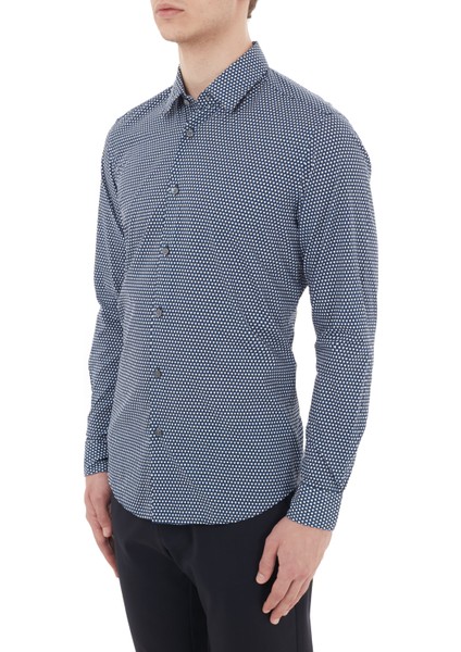 Regular Fit Düz Yaka % 100 Pamuk Gömlek Erkek Gömlek 50438904 417